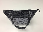 Medium Tote Bag with Zip - Farm Sweet Farm - Charcoal and Animals