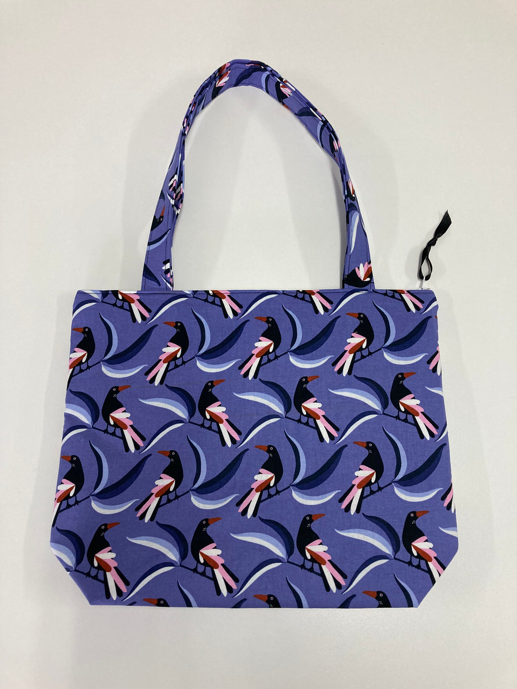 Medium Tote Bag with Zip - Magpie