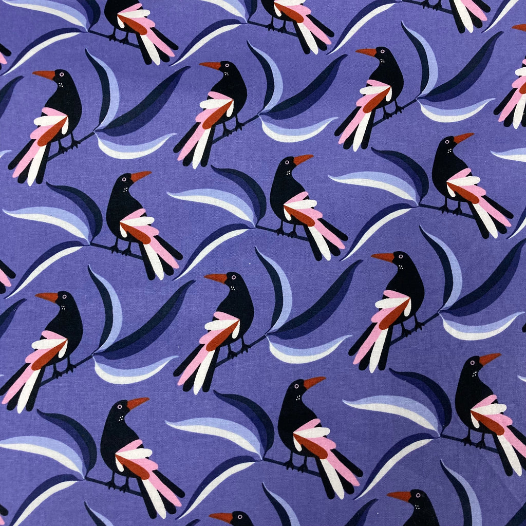 Medium Tote Bag with Zip - Magpie
