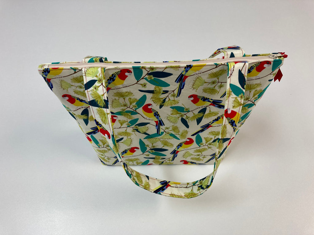 Medium Tote Bag with Zip - Rosella