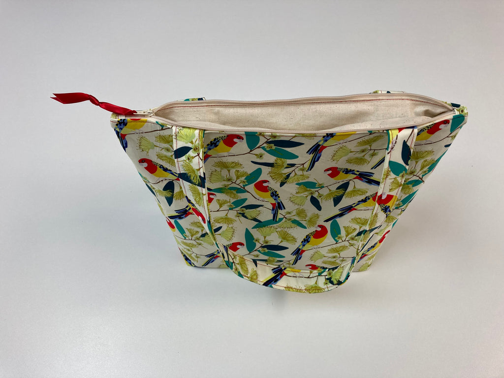 Medium Tote Bag with Zip - Rosella