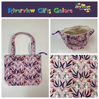 Medium Tote Bag with Zip - Kangaroo