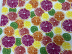 Medium Tote Bag with Zip - Citrus