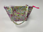 Medium Tote Bag with Zip - Rainbow Ferns