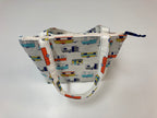 Medium Tote Bag with Zip - Caravans