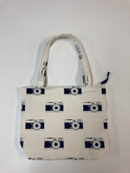 Medium Tote Bag with Zip - Cameras