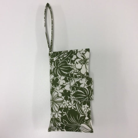 Nappy Wallet – Green Hibiscus