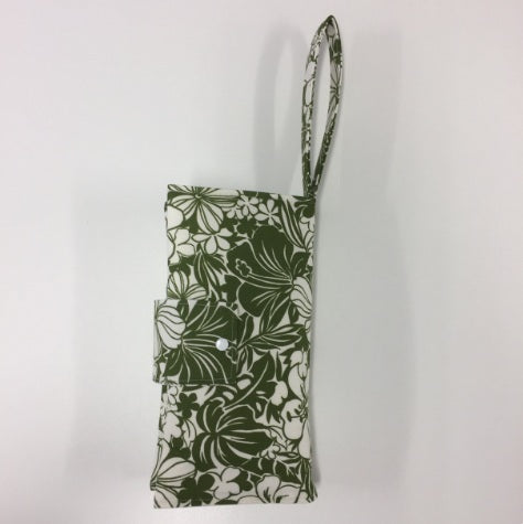 Nappy Wallet – Green Hibiscus