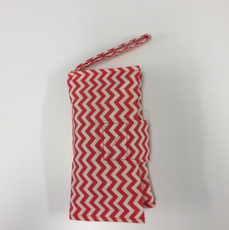Nappy Wallet – Watermelon Chevron