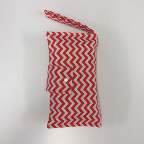 Nappy Wallet – Watermelon Chevron