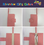 Nappy Wallet – Watermelon Chevron