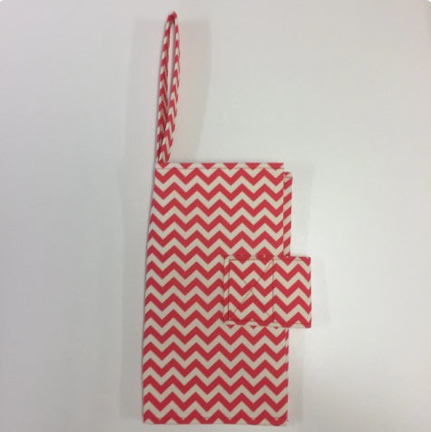 Nappy Wallet – Watermelon Chevron