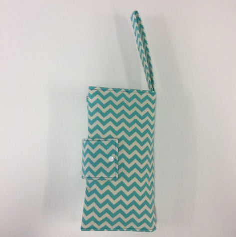 Nappy Wallet – Aqua Chevron