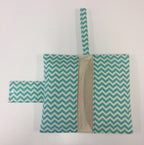 Nappy Wallet – Aqua Chevron