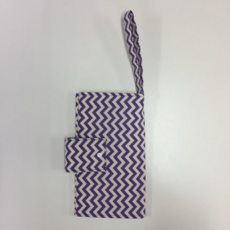 Nappy Wallet – Purple Chevron