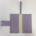 Nappy Wallet – Purple Chevron