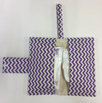 Nappy Wallet – Purple Chevron