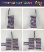 Nappy Wallet – Purple Chevron