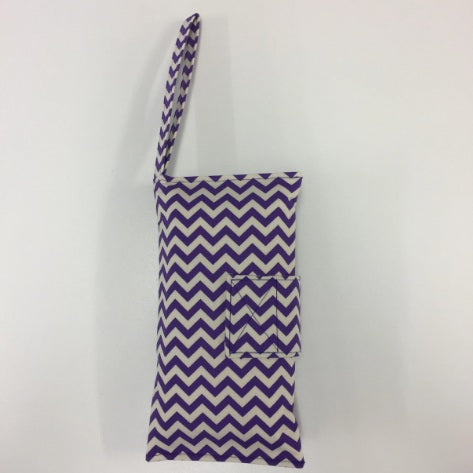 Nappy Wallet – Purple Chevron