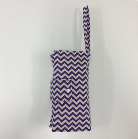 Nappy Wallet – Purple Chevron