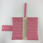 Nappy Wallet – Pink Chevron