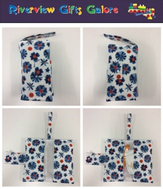 Nappy Wallet – Red with White Spots