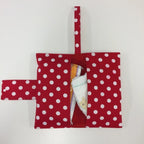 Nappy Wallet – Red with White Spots