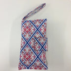 Nappy Wallet – Blue Pink Pattern