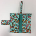 Nappy Wallet – Birds on Aqua