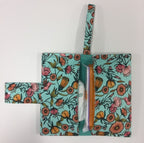 Nappy Wallet – Birds on Aqua