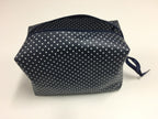 Wash Bag - Boxed - Navy Spot