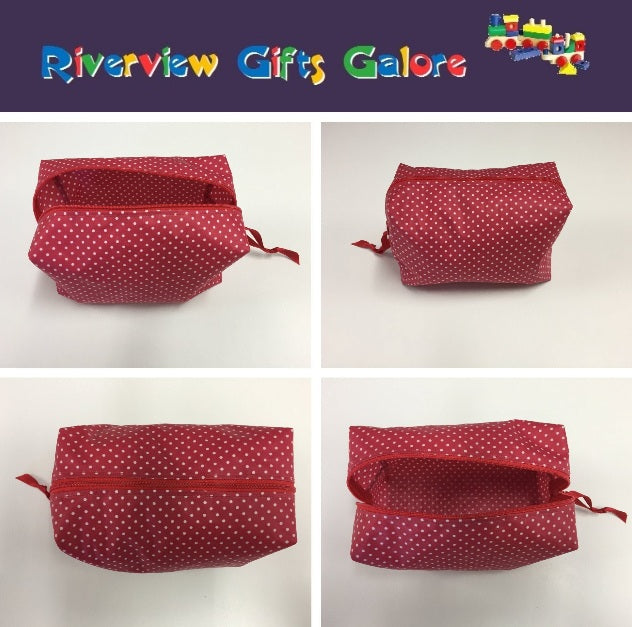 Wash Bag - Boxed - Red Spot