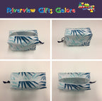 Wash Bag - Boxed - Blue Ferns