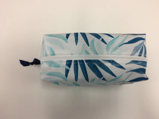 Wash Bag - Boxed - Blue Ferns