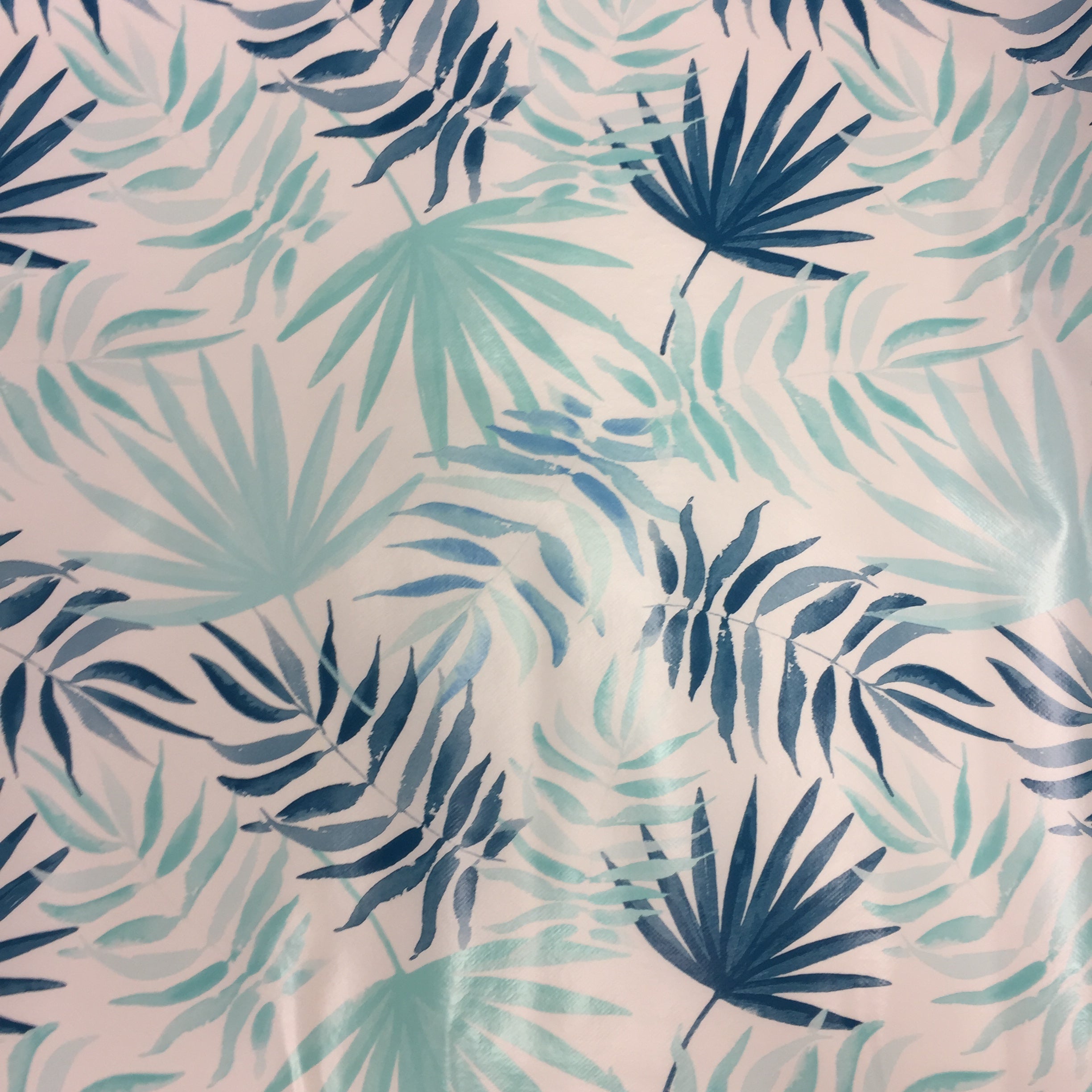 Wash Bag - Boxed - Blue Ferns