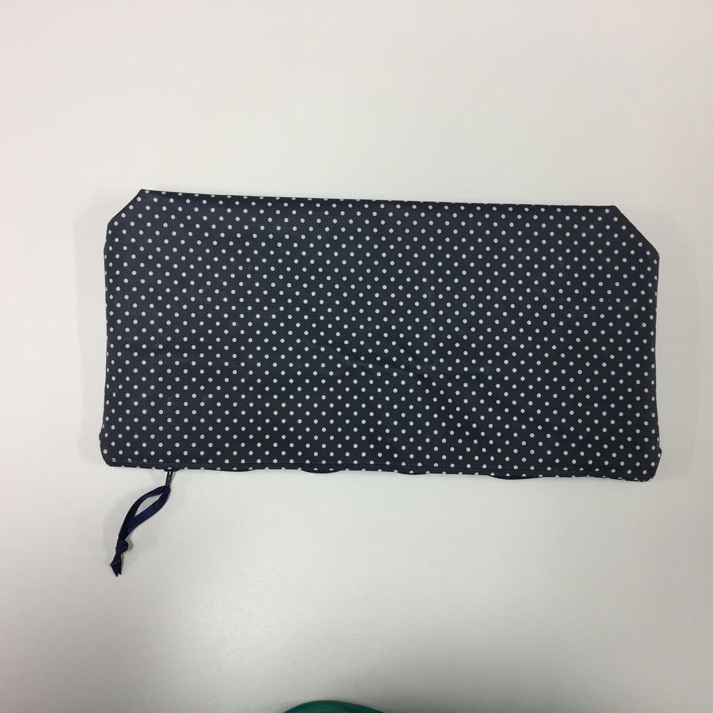 Wash Bag - Large - Navy Spot