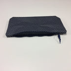 Wash Bag - Large - Navy Spot