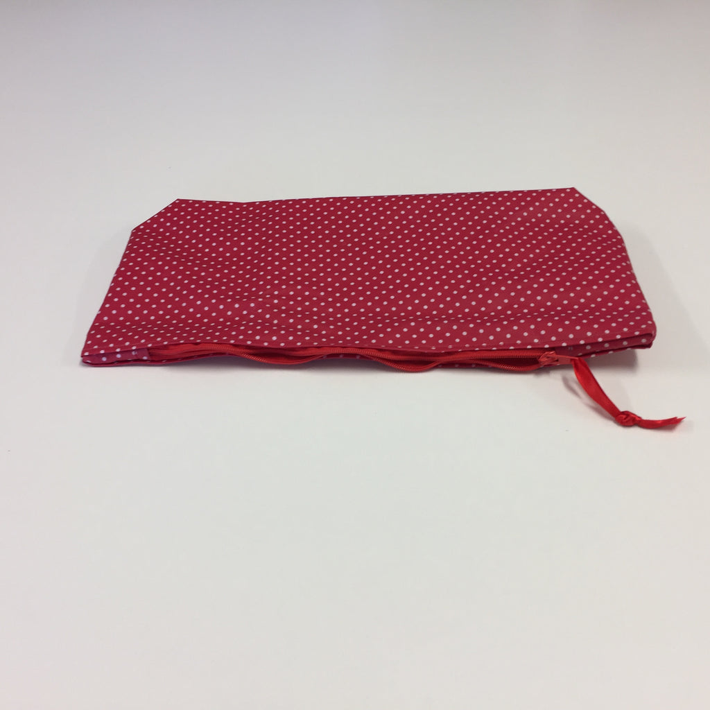 Wash Bag - Large - Red Spot