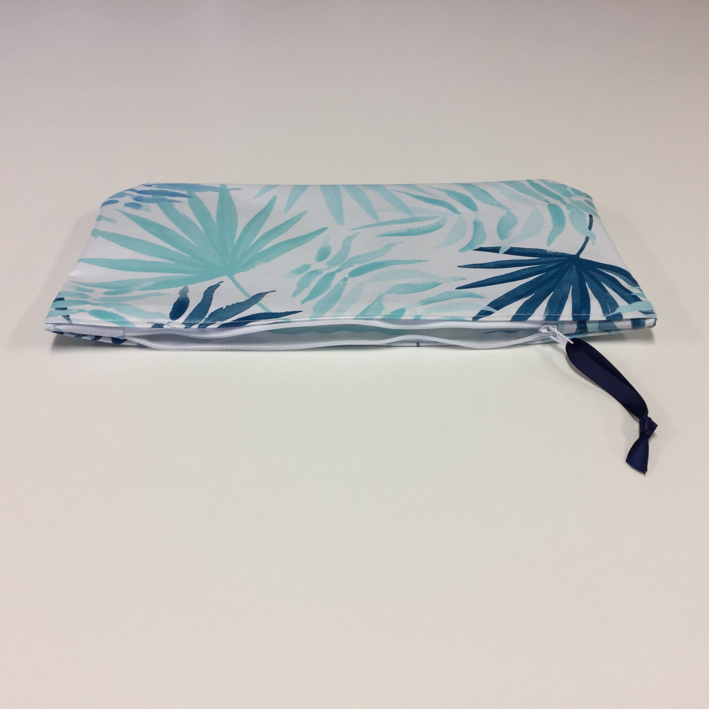 Wash Bag - Large - Blue Ferns