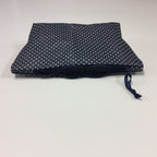 Wash Bag - Medium - Navy Spot