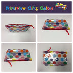 Wash Bag - Medium - Colourful Spots
