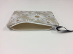 Zip Clutch - Daisy Taupe