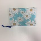 Zip Clutch - Daisy Blue