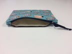 Zip Clutch - Echidnas Blue