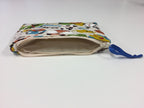 Zip Clutch - Dogs Cream