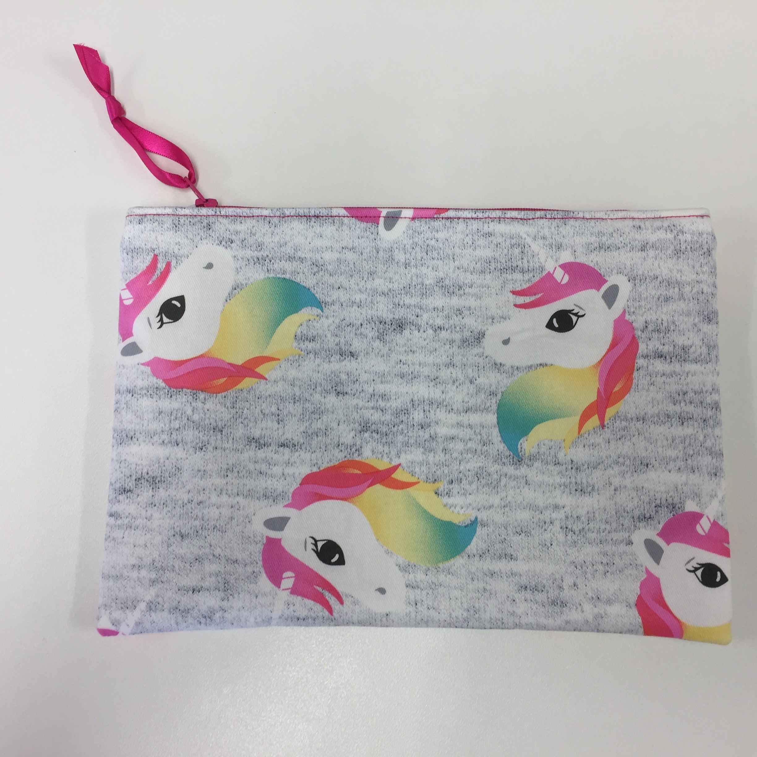 Zip Clutch - Unicorns