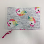 Zip Clutch - Unicorns