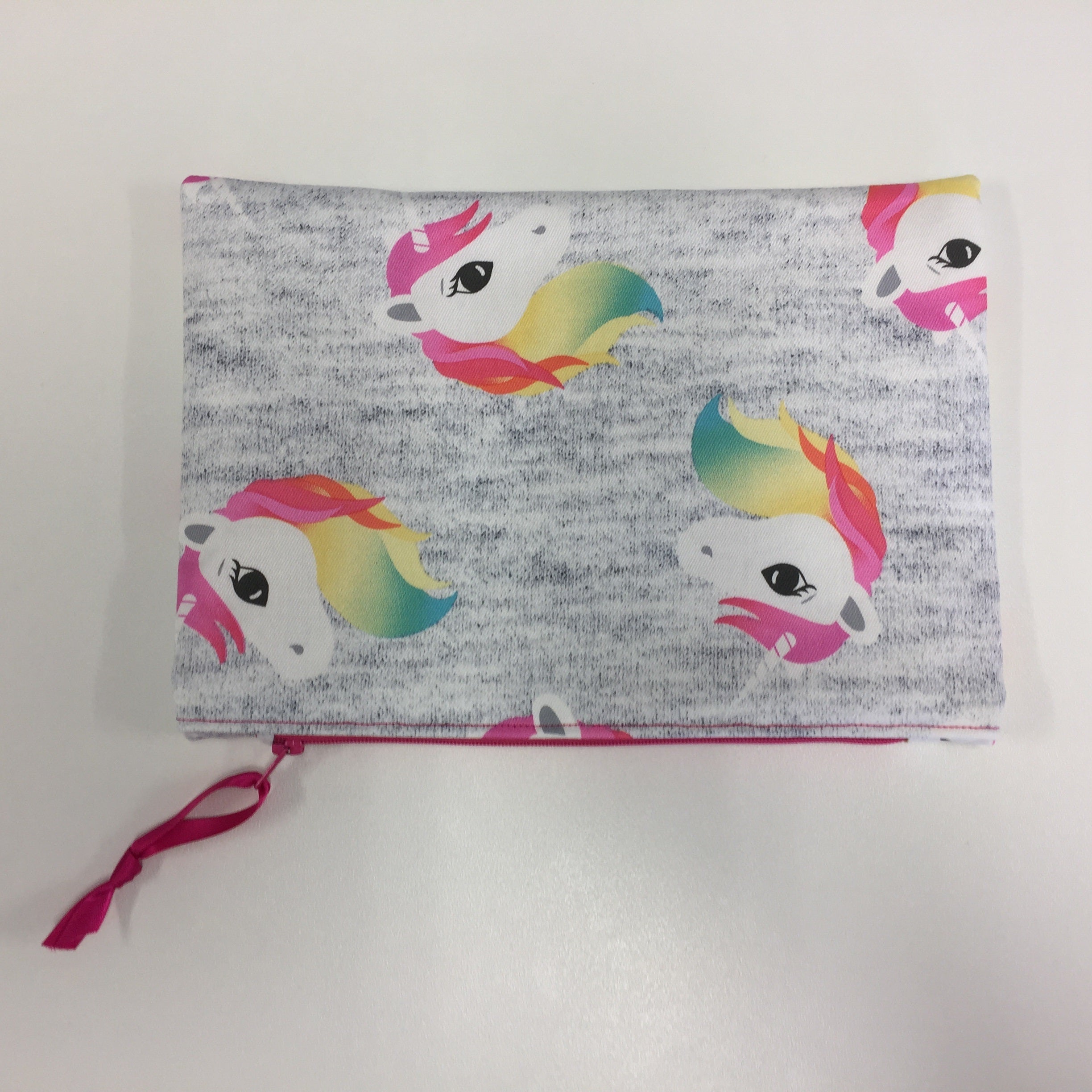 Zip Clutch - Unicorns