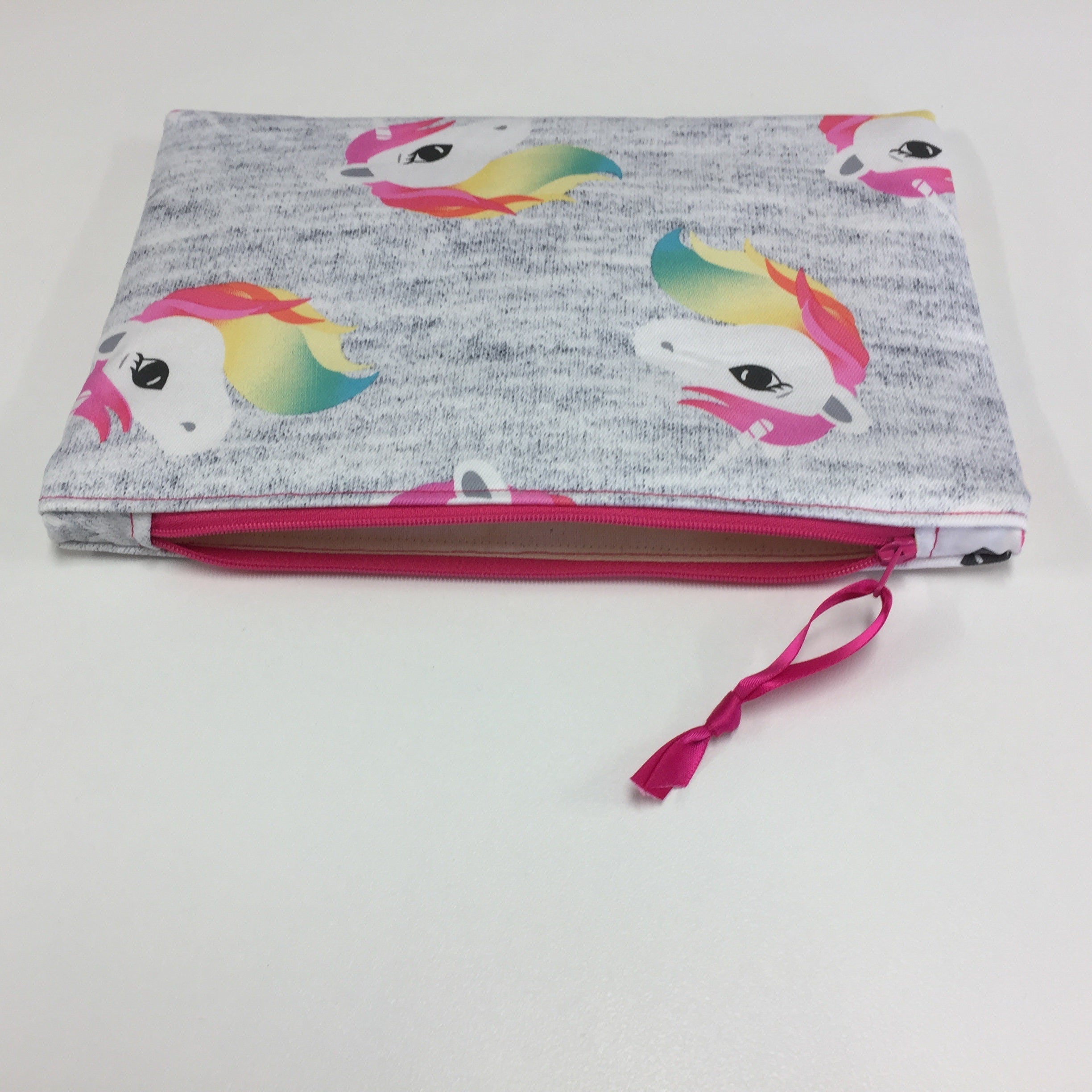 Zip Clutch - Unicorns
