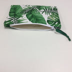 Zip Clutch - Forest Leaf